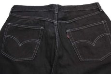 画像5: 00s USA製 Levi'sリーバイス 501 ブラック デニムパンツ 後染め w38 L32★SDP1465 (5)