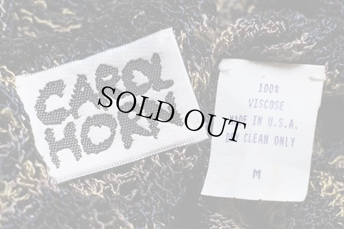 画像4: 90s USA製 CAROL HORN レーヨン ニット セーター M (4)