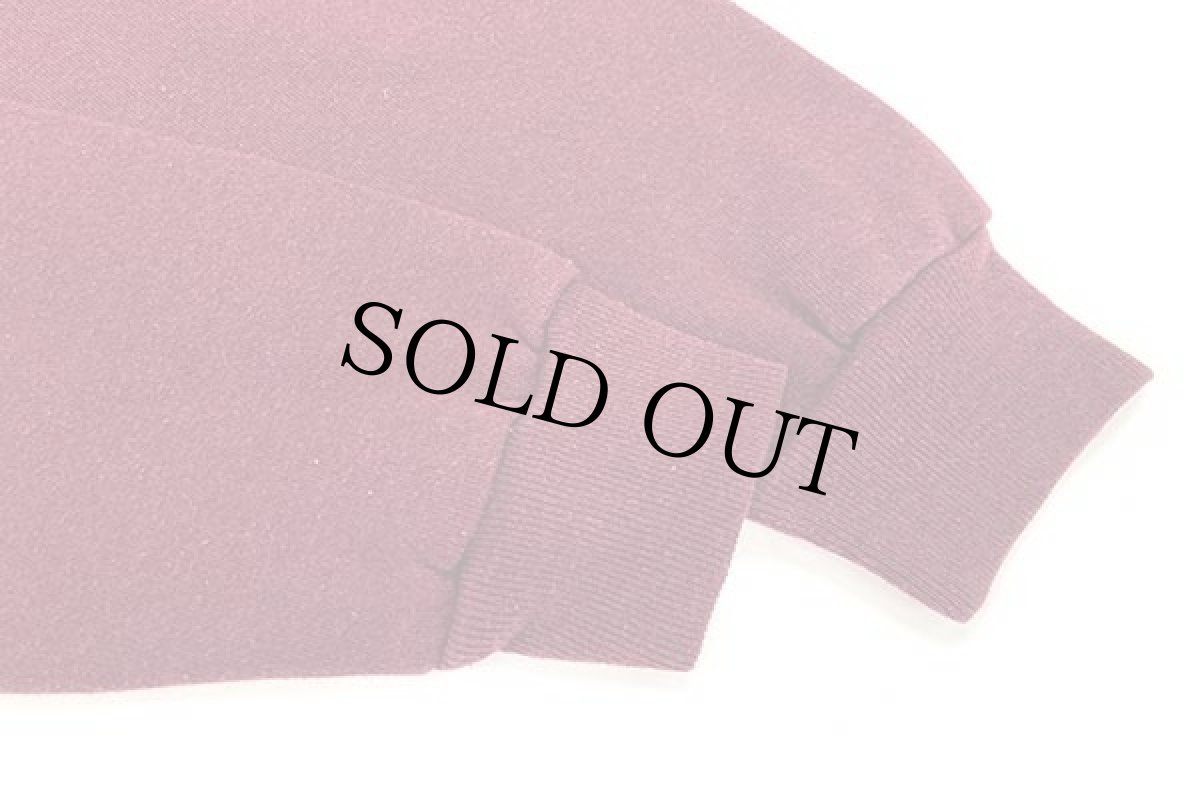 画像5: 80s USA製 Leeリー 無地 スウェット バーガンディ XL★ブランク (5)