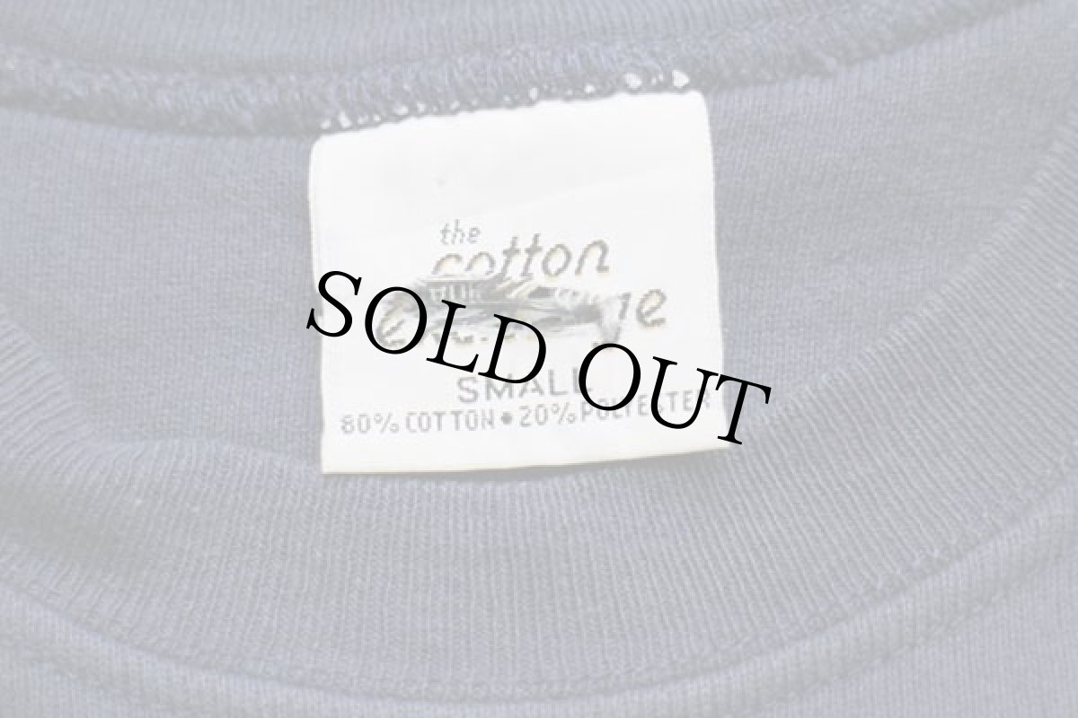 画像4: 90s USA製 the cotton exchange DONALD ドナルドダック ひび割れプリント スウェット 紺 S (4)