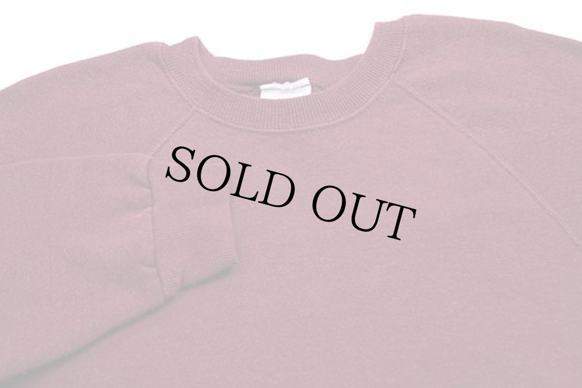 画像3: 80s USA製 Leeリー 無地 スウェット バーガンディ XL★ブランク (3)