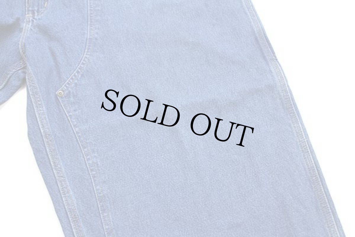 画像7: 00s メキシコ製 carharttカーハート デニム ダブルニー ペインターパンツ W50★超特大 (7)