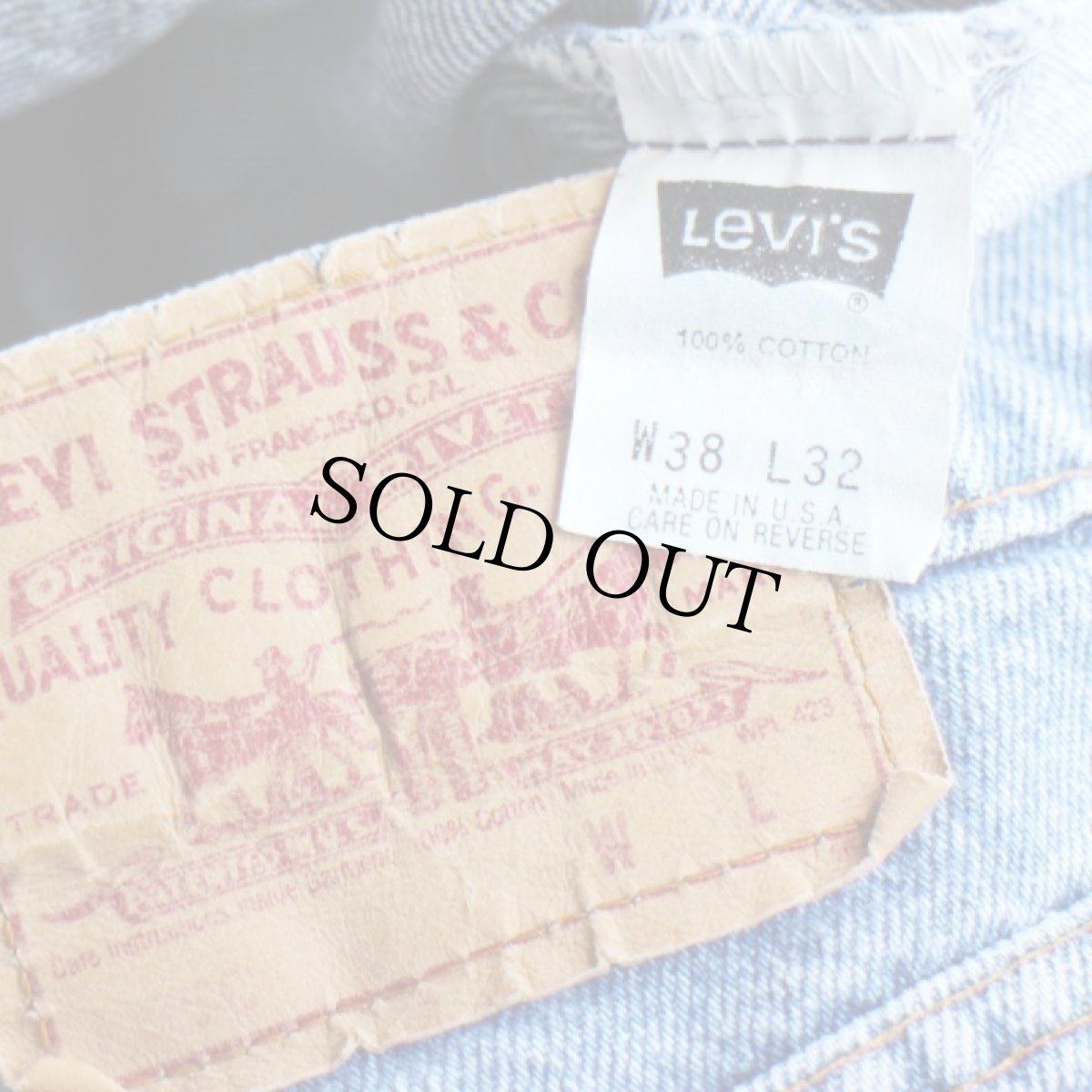 画像6: 80s USA製 Levi'sリーバイス 550 デニムパンツ w38 L32★SDP946 (6)