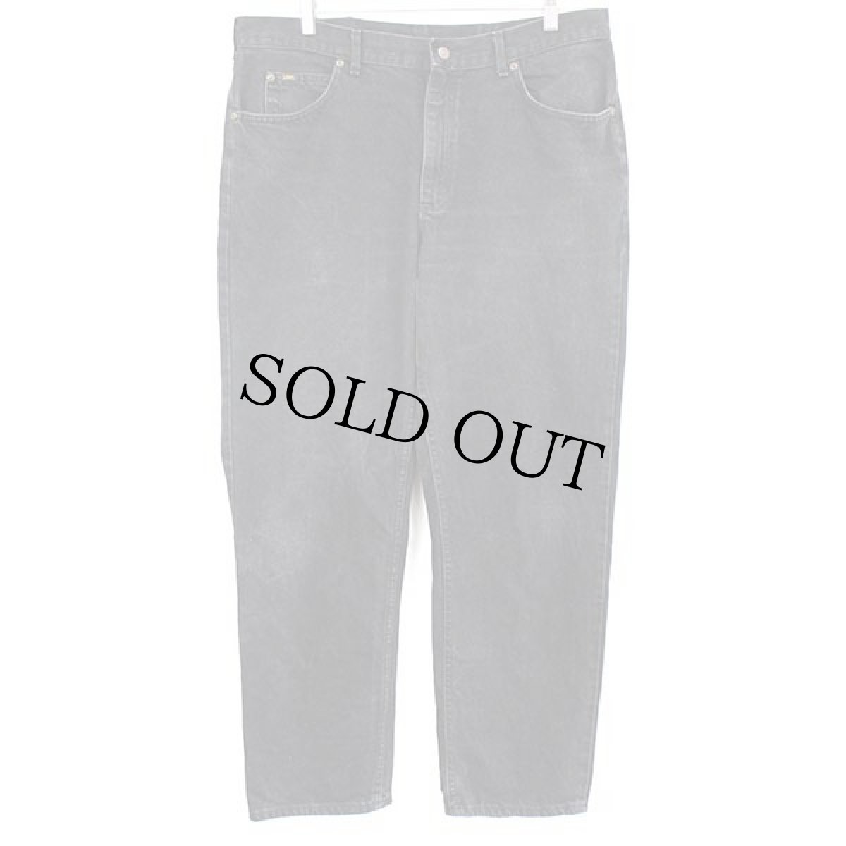 画像2: 90s USA製 Leeリー 205 ブラック デニムパンツ w38 L32★SDP1603 (2)