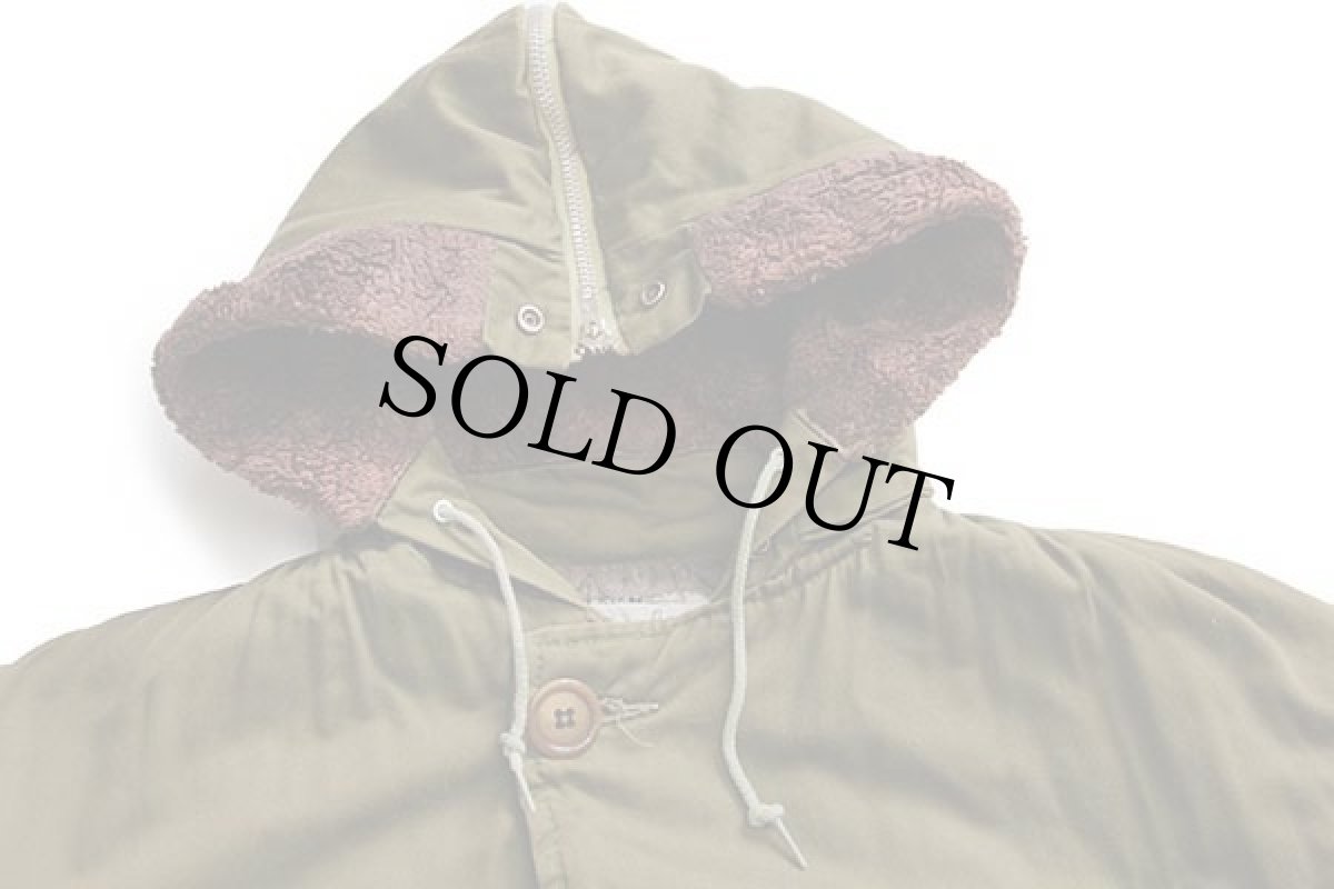 画像3: 60s Parka 民間 B-9タイプ キルティングライナー フライトジャケット オリーブドラブ (3)