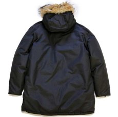 画像2: 00s USA製 WOOLRICH JOHN RICH&BROS ウールリッチ コヨーテファー アークティックパーカー ダウンコート 黒 L★B-9タイプ (2)