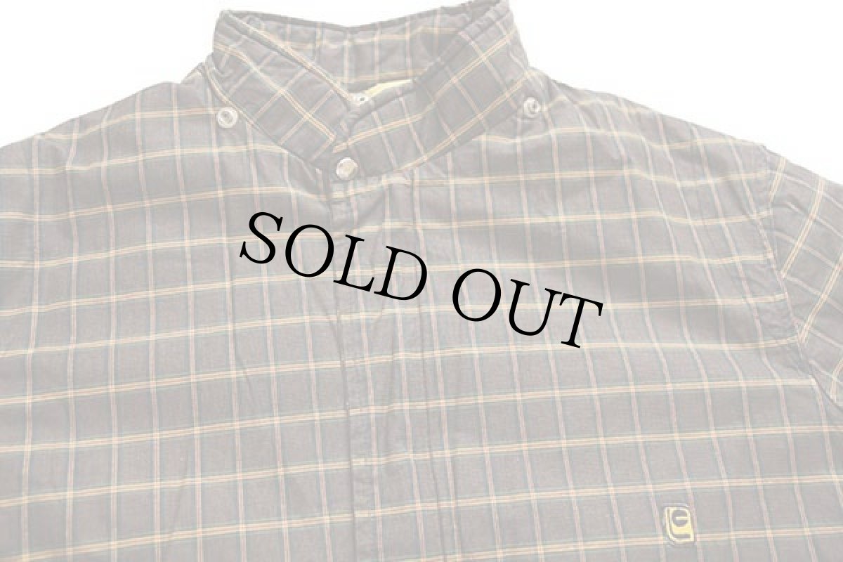 画像3: 90s イタリア製 CHICAGO Western スタンドカラー チェック 中綿入り ジャケット 54 (3)