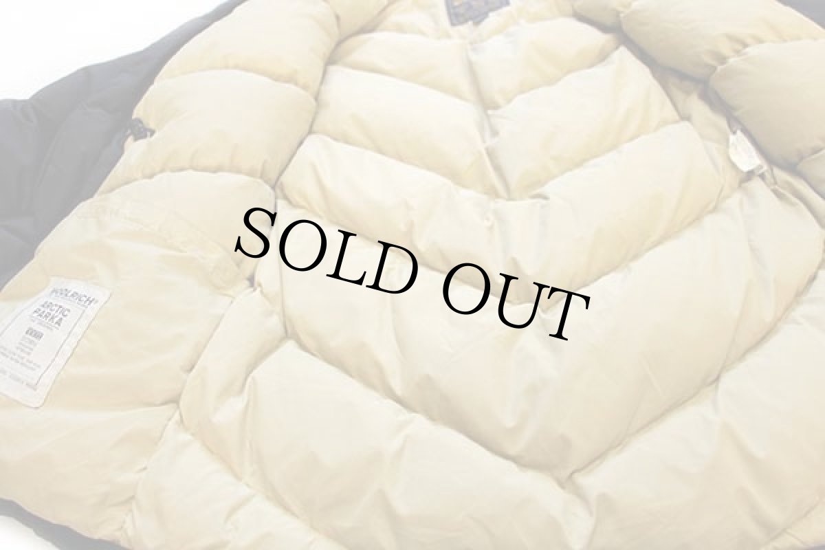 画像6: 00s USA製 WOOLRICH JOHN RICH&BROS ウールリッチ コヨーテファー アークティックパーカー ダウンコート 黒 L★B-9タイプ (6)