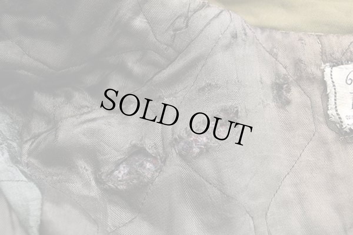 画像8: 60s Parka 民間 B-9タイプ キルティングライナー フライトジャケット オリーブドラブ (8)