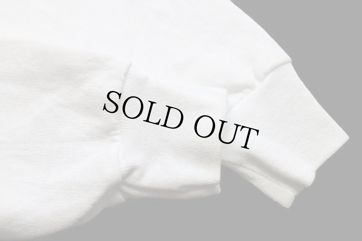 画像5: 00s 米軍 USMC 両面プリント スウェット ジップパーカー 白 S (5)