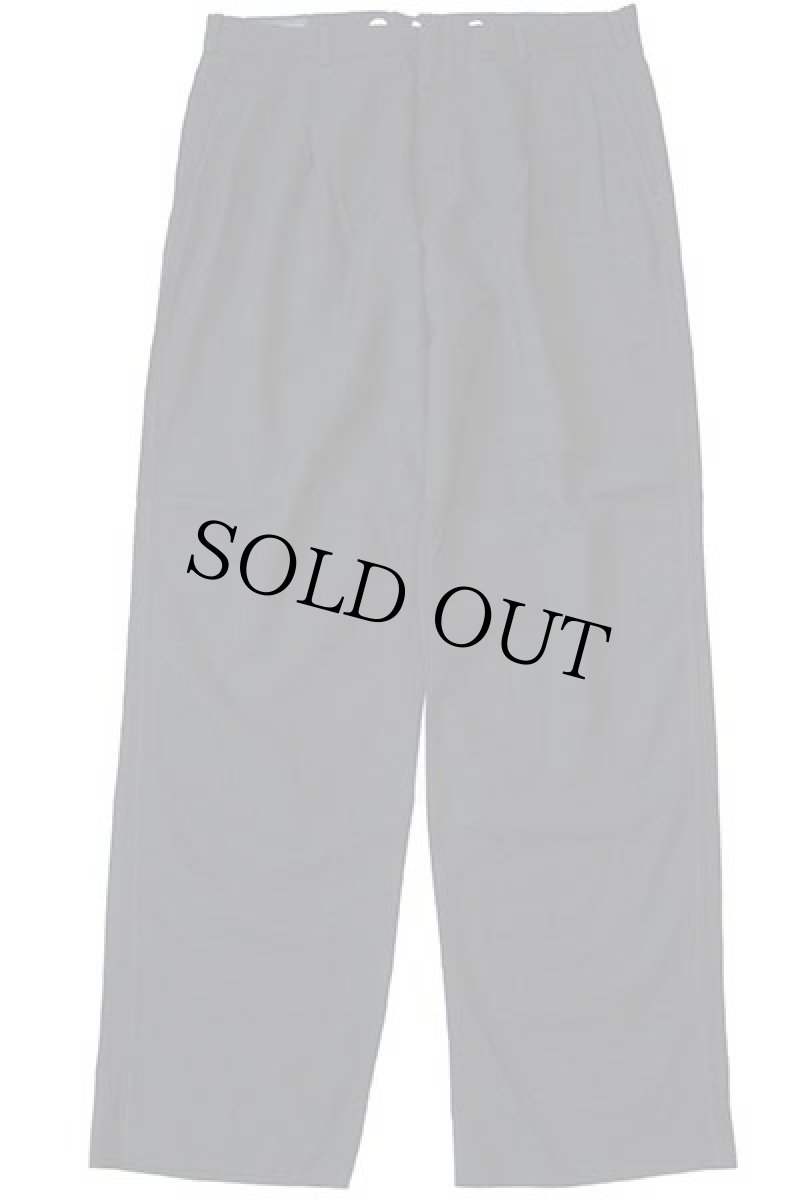 画像2: 90s USA製 LANDS'ENDランズエンド ツータック スラックス ウールパンツ 黒 36 (2)