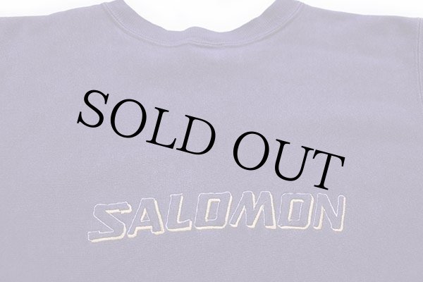 90s USA製 Championチャンピオン SALOMON SKIING MAGAZINE ロゴ刺繍