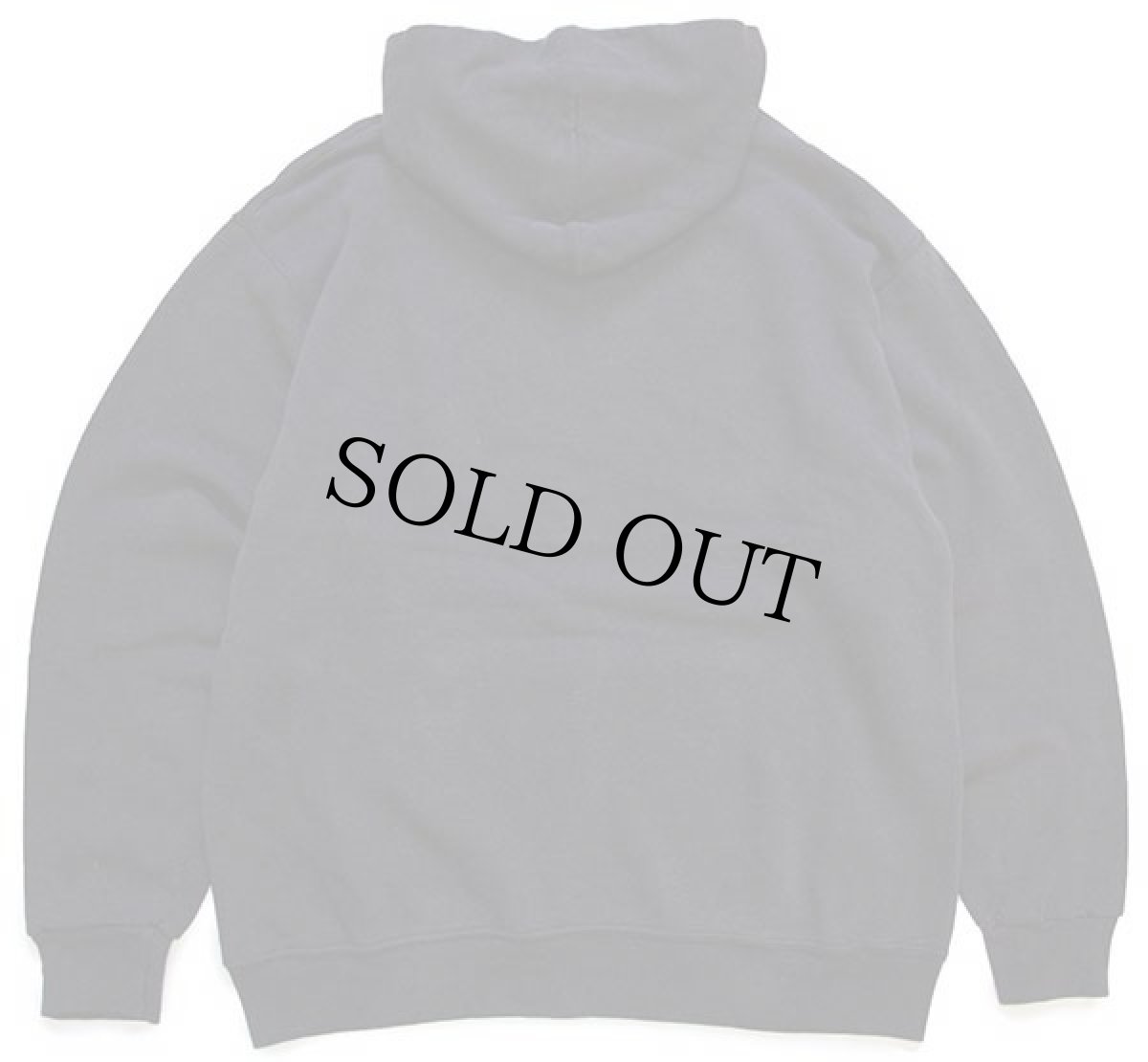 画像2: 90s USA製 The Cotton Exchange AUM ひび割れプリント スウェットパーカー 黒 L (2)