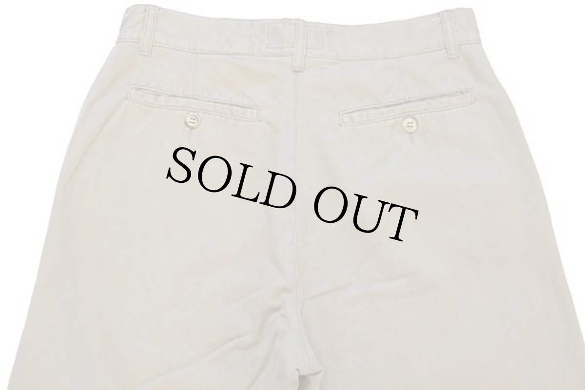 画像5: 90s イタリア製 Henry Cotton's ブロックチェック ネルライナー コットン チノパン カーキ w31 (5)