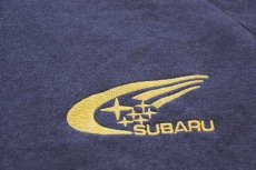 画像5: 90s アイルランド製 SUBARU ロゴ刺繍 スウェットパーカー グレー XL (5)