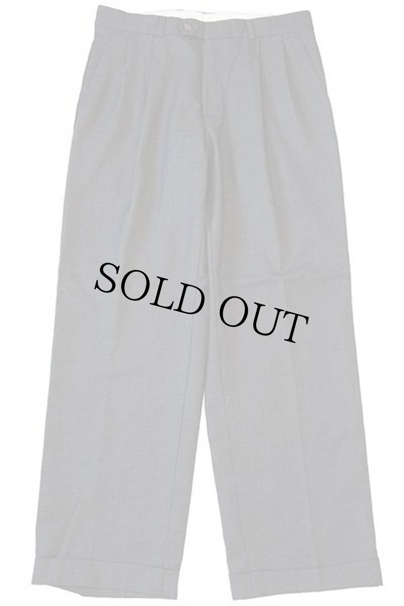 画像2: 90s カナダ製 CHAPS ラルフローレン 千鳥格子 ツータック スラックス ウールパンツ 33 (2)