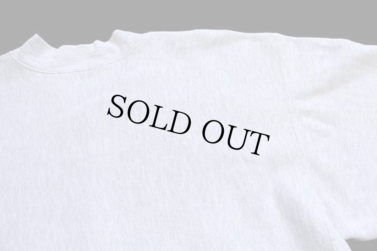 画像6: 90s メキシコ製 Championチャンピオン ワンポイント リバースウィーブ スウェット スナップカーディガン 杢グレー L (6)