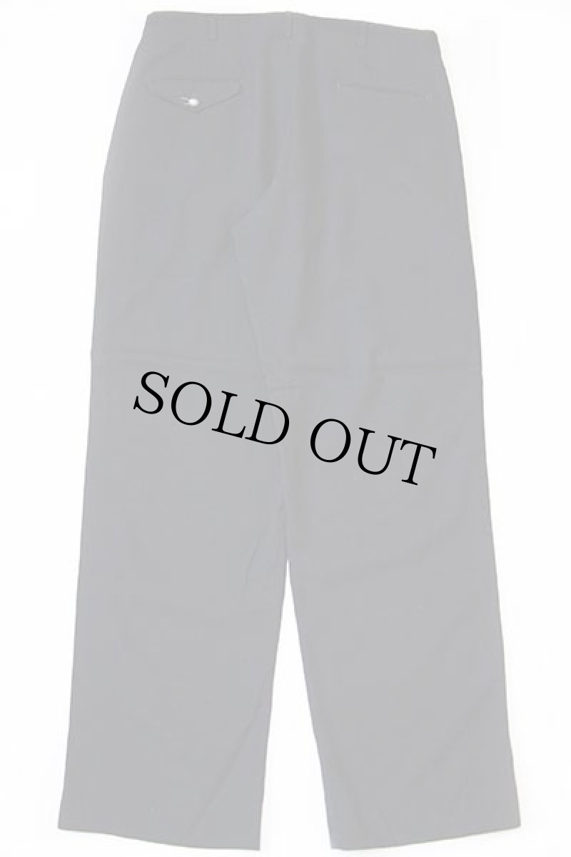 画像3: 90s USA製 LANDS'ENDランズエンド ツータック スラックス ウールパンツ 黒 36 (3)