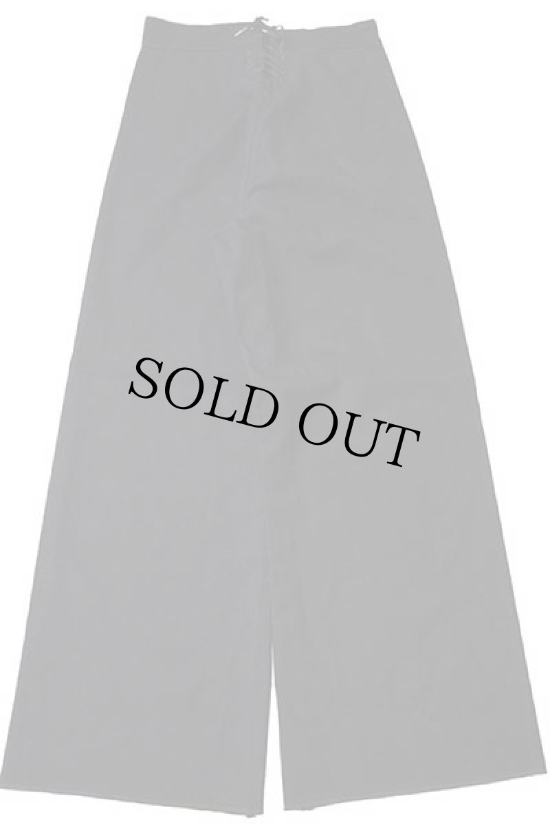 画像3: 80s 米軍 U.S.NAVY ウール セーラーパンツ 黒 30S (3)