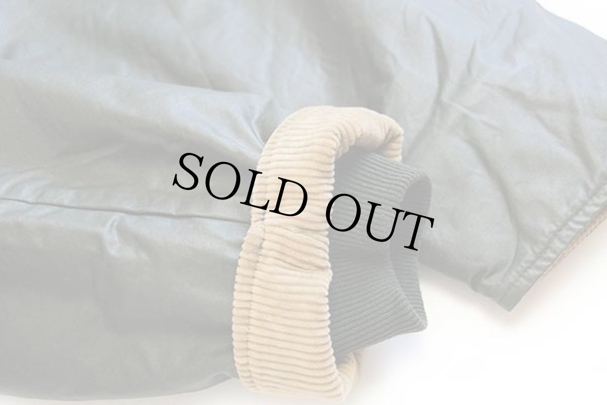 画像8: 90s USA製 Woolrichウールリッチ チェックライナー コットン×ナイロン フィールドコート オリーブ L★ジャケット (8)