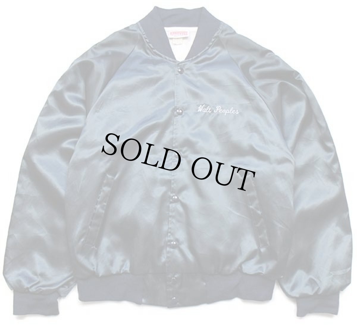 画像2: 90s USA製 STANDEFER NISSANニッサン ロゴ刺繍 ナイロンジャケット 紺 M (2)