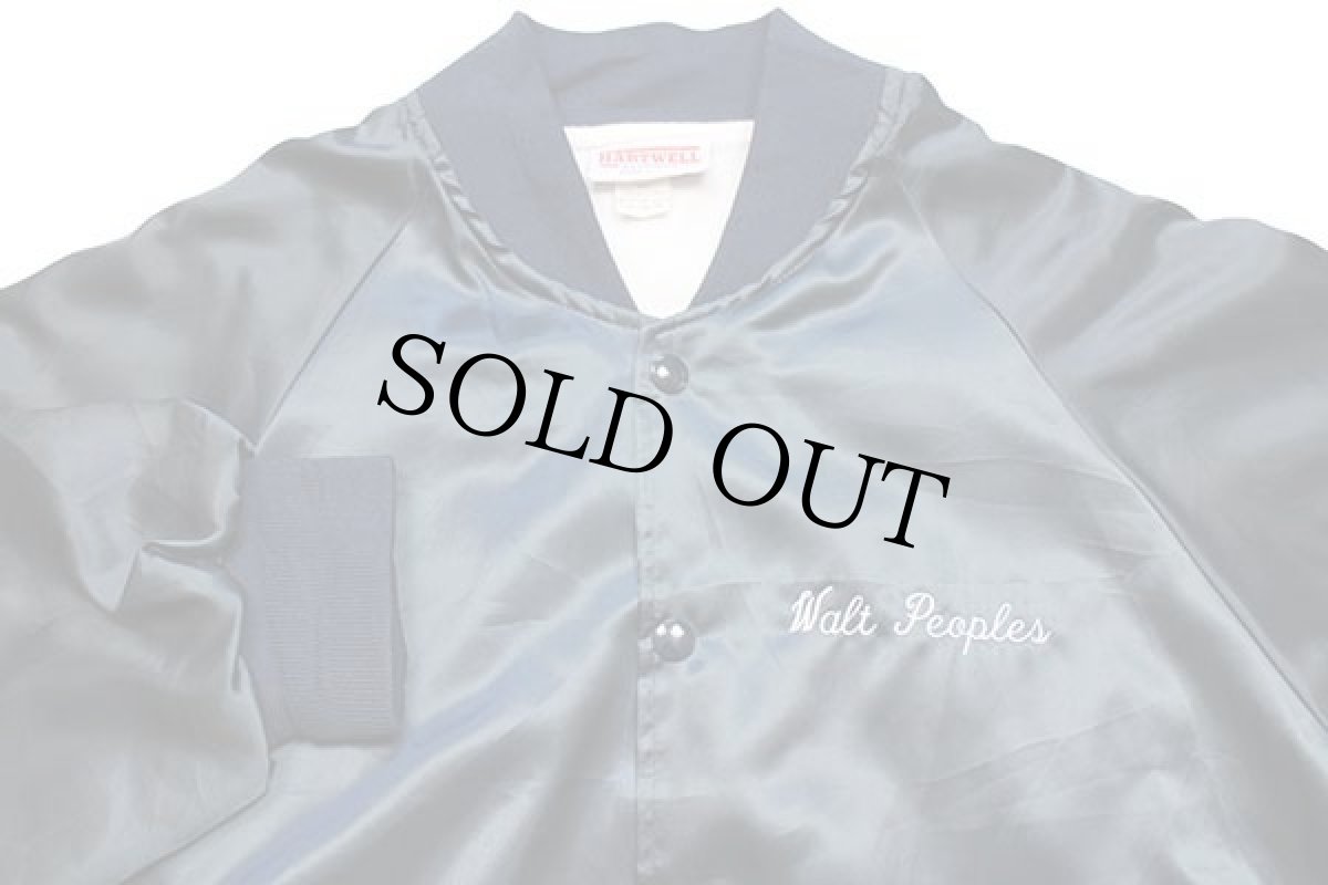 画像3: 90s USA製 STANDEFER NISSANニッサン ロゴ刺繍 ナイロンジャケット 紺 M (3)