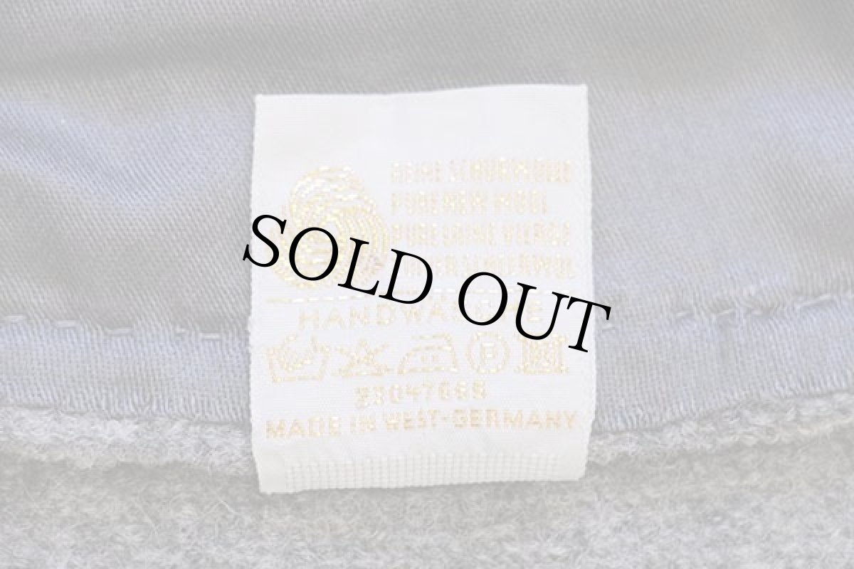 画像5: 80s 西ドイツ製 brex スタンドカラー チロリアン ニット切り替え ボイルドウール ジャケット グレー (5)