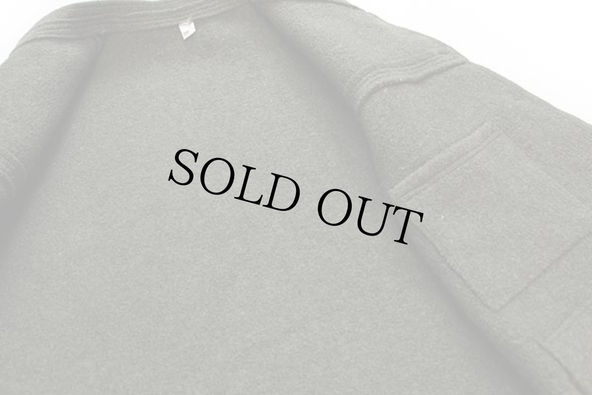 画像5: UNKNOWN スタンドカラー チロリアン ボイルドウール ジャケット オリーブ 56 (5)