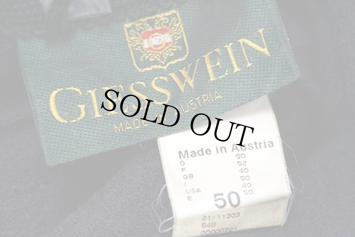 画像4: オーストリア製 GIESSWEIN ノーカラー チロリアン ボイルドウール ジャケット 紺 50 (4)