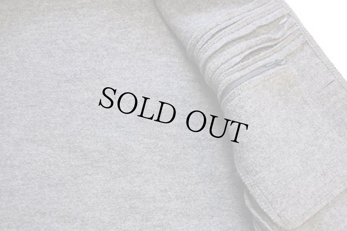 画像7: 80s 西ドイツ製 brex スタンドカラー チロリアン ニット切り替え ボイルドウール ジャケット グレー (7)