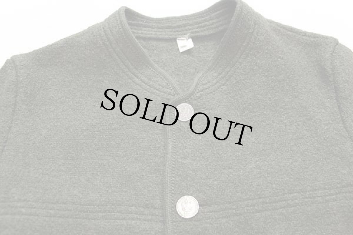 画像3: UNKNOWN スタンドカラー チロリアン ボイルドウール ジャケット オリーブ 56 (3)