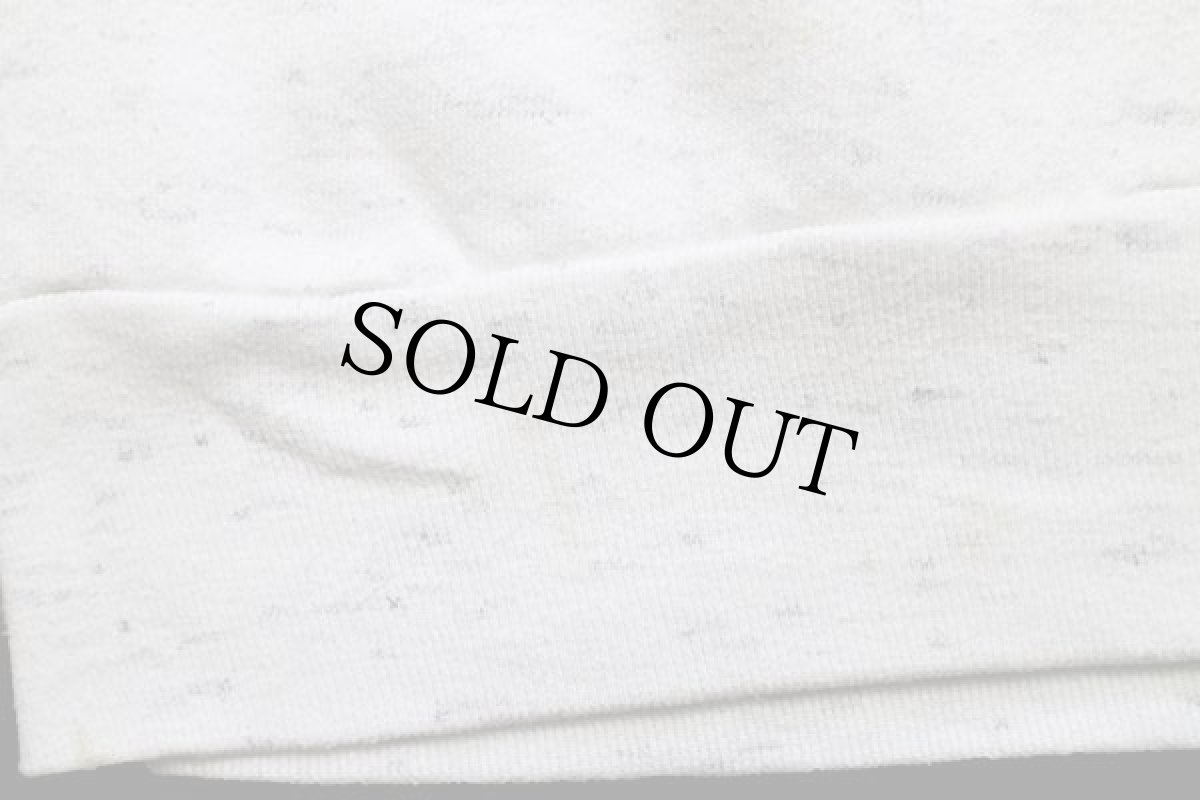 画像7: 90s USA製 LET'S RODED ドッグ ウエスタンブーツ アート スウェット 杢ホワイト M (7)