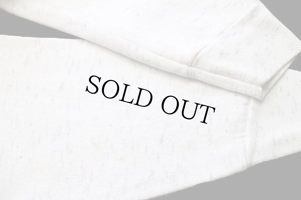 画像6: 90s USA製 LET'S RODED ドッグ ウエスタンブーツ アート スウェット 杢ホワイト M (6)