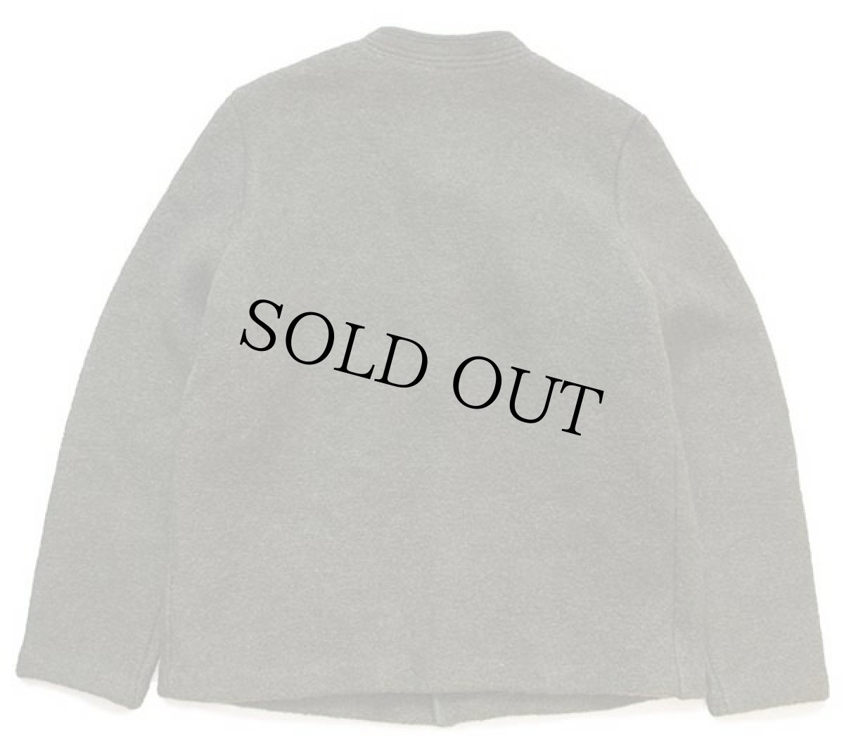 画像2: UNKNOWN スタンドカラー チロリアン ボイルドウール ジャケット オリーブ 56 (2)