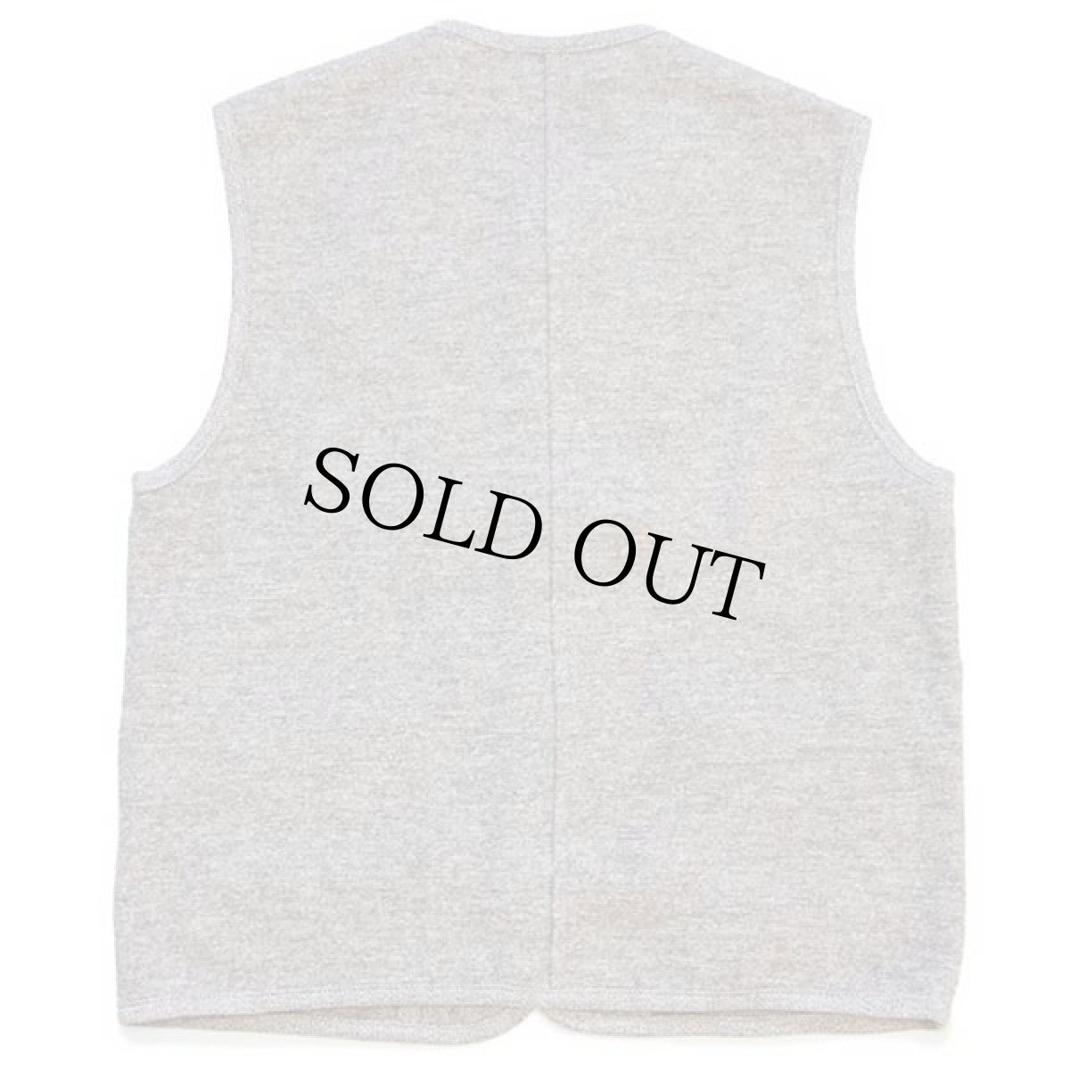 画像2: オーストリア製 STAPF 刺繍入り ノーカラー チロリアン ボイルドウール×リネン ベスト ミックス 50 (2)