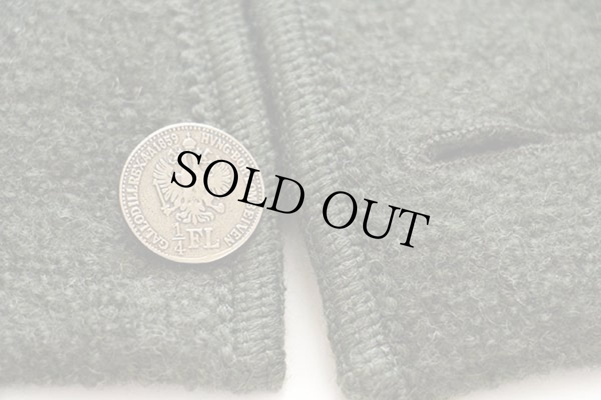 画像6: UNKNOWN スタンドカラー チロリアン ボイルドウール ジャケット オリーブ 56 (6)