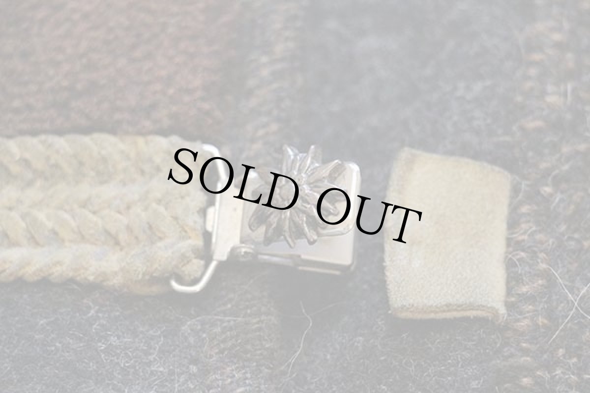 画像5: オーストリア製 Wesenjak 鹿角ボタン ノーカラー チロリアン ウール×アルパカ パイル×ボイルド ジャケット ミックス 12 (5)