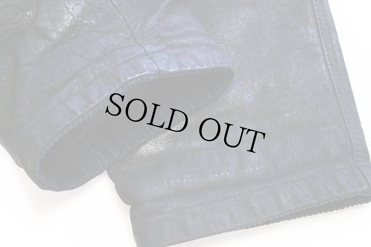 画像7: 90s イタリア製 conbipel タータンチェック ウール×カシミヤライナー ヌバック レザー ファイヤーマンコート 濃紺 46 (7)