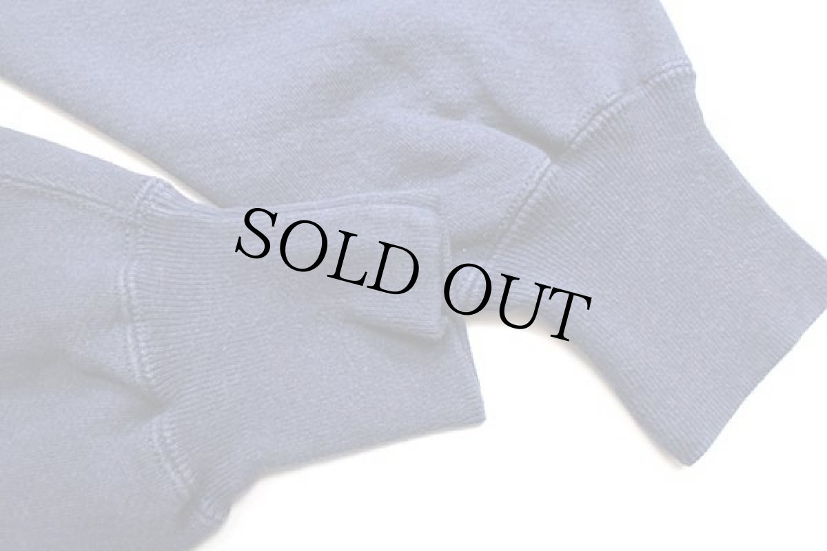 画像5: 90s USA製 Leeリー Chesapeake Bay カモ刺繍 リバースウィーブ スウェット 紺 2X (5)