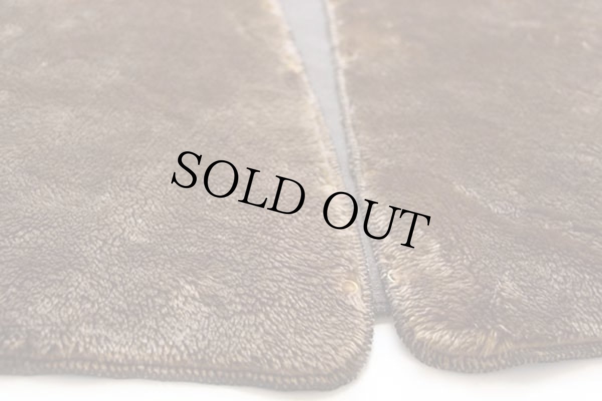 画像6: 90s 英国製 Barbourバブアー A297 パイルライナー ボア ベスト ブラウン C42★24 (6)