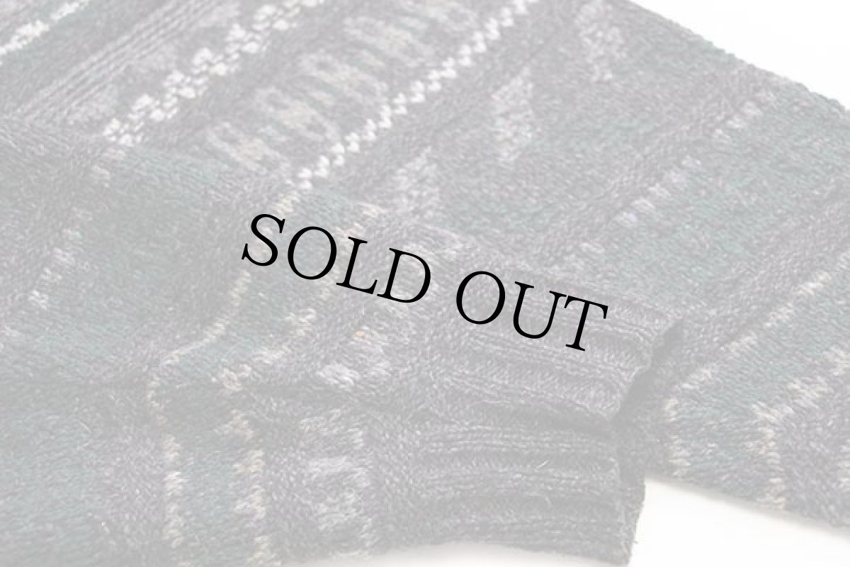 画像6: 90s USA製 EddieBauerエディーバウアー フェアアイル柄 ネップ入り ウールニット セーター L (6)