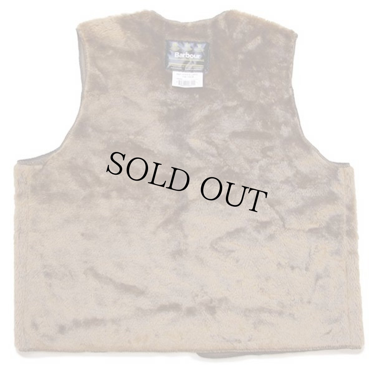 画像2: 90s 英国製 Barbourバブアー A297 パイルライナー ボア ベスト ブラウン C48★20 (2)