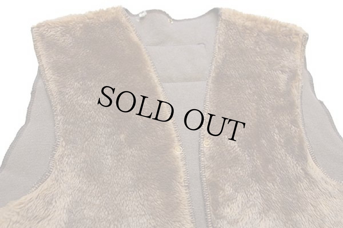 画像3: 90s 英国製 Barbourバブアー A297 パイルライナー ボア ベスト ブラウン C42★24 (3)