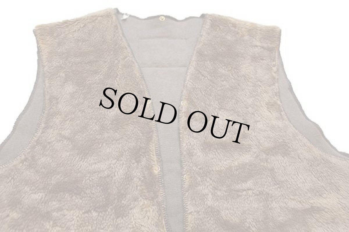 画像3: 90s 英国製 Barbourバブアー A297 パイルライナー ボア ベスト ブラウン C52★23 特大 (3)