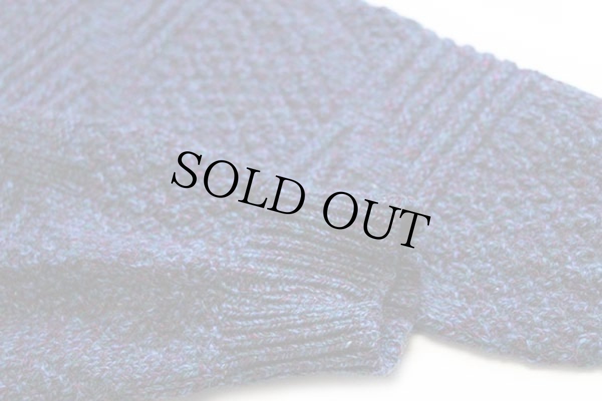 画像6: 70s PENDLETONペンドルトン 編み柄 ウールニット セーター ミックス M (6)