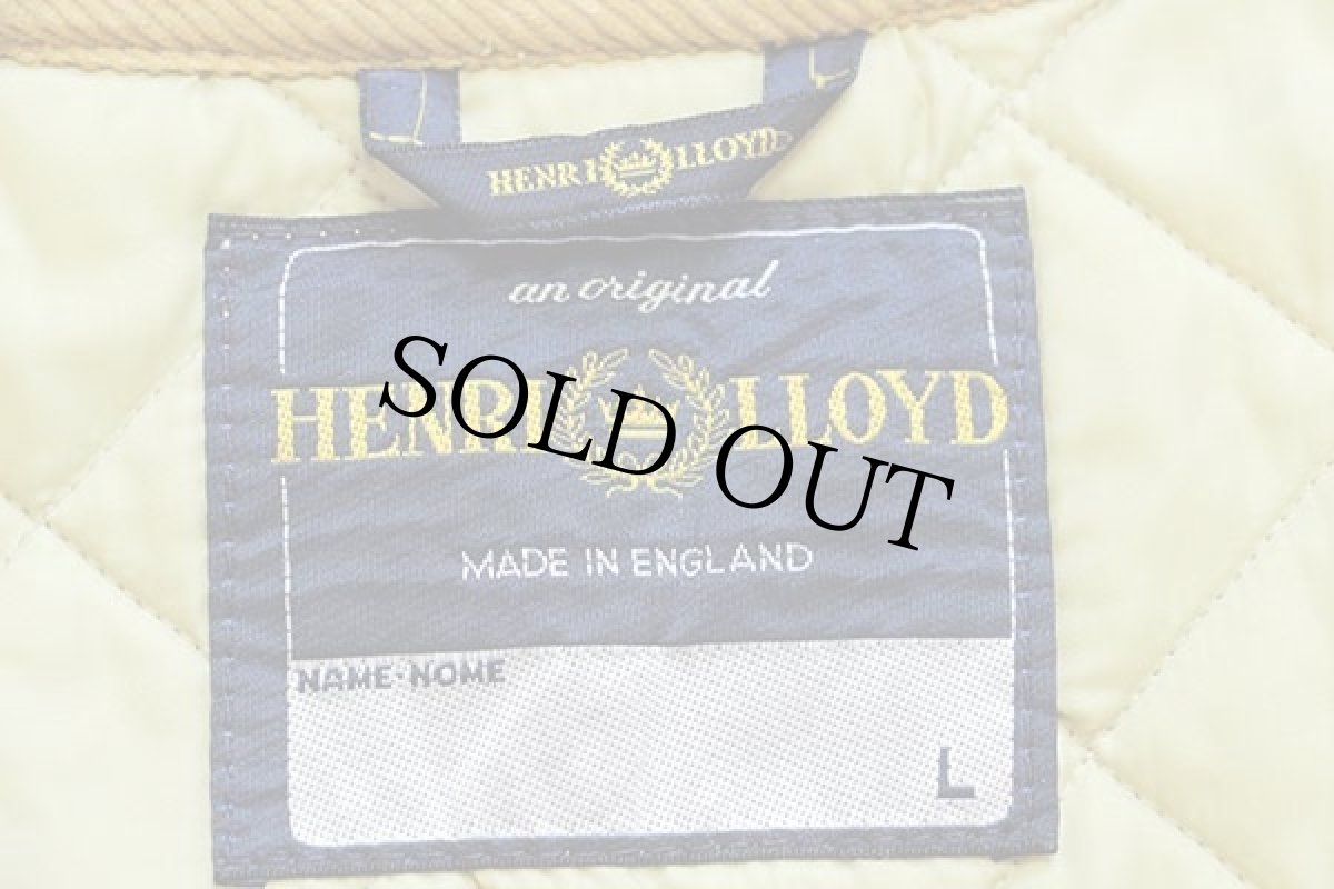 画像4: 90s 英国製 HENRI LLOYDヘンリーロイド ナイロン キルティングベスト ベージュ L (4)