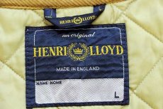 画像4: 90s 英国製 HENRI LLOYDヘンリーロイド ナイロン キルティングベスト ベージュ L (4)