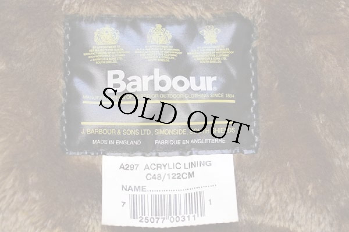 画像4: 90s 英国製 Barbourバブアー A297 パイルライナー ボア ベスト ブラウン C48★20 (4)
