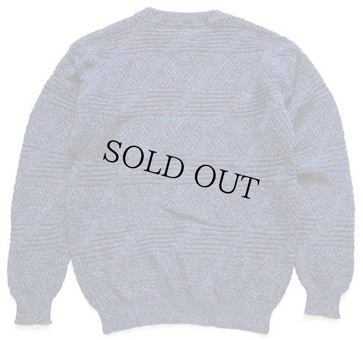 画像2: 70s PENDLETONペンドルトン 編み柄 ウールニット セーター ミックス M (2)