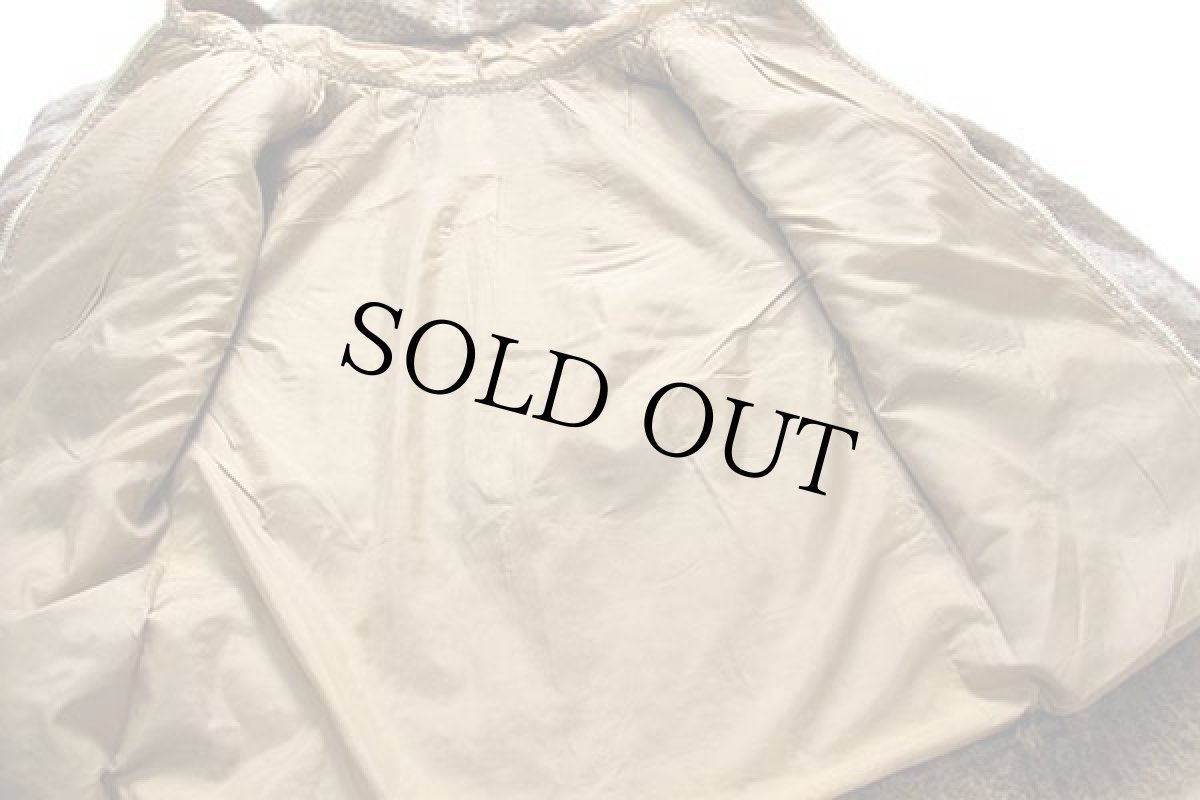 画像4: ハンドメイド ノルディック柄 モヘヤニット ジップパーカー (4)